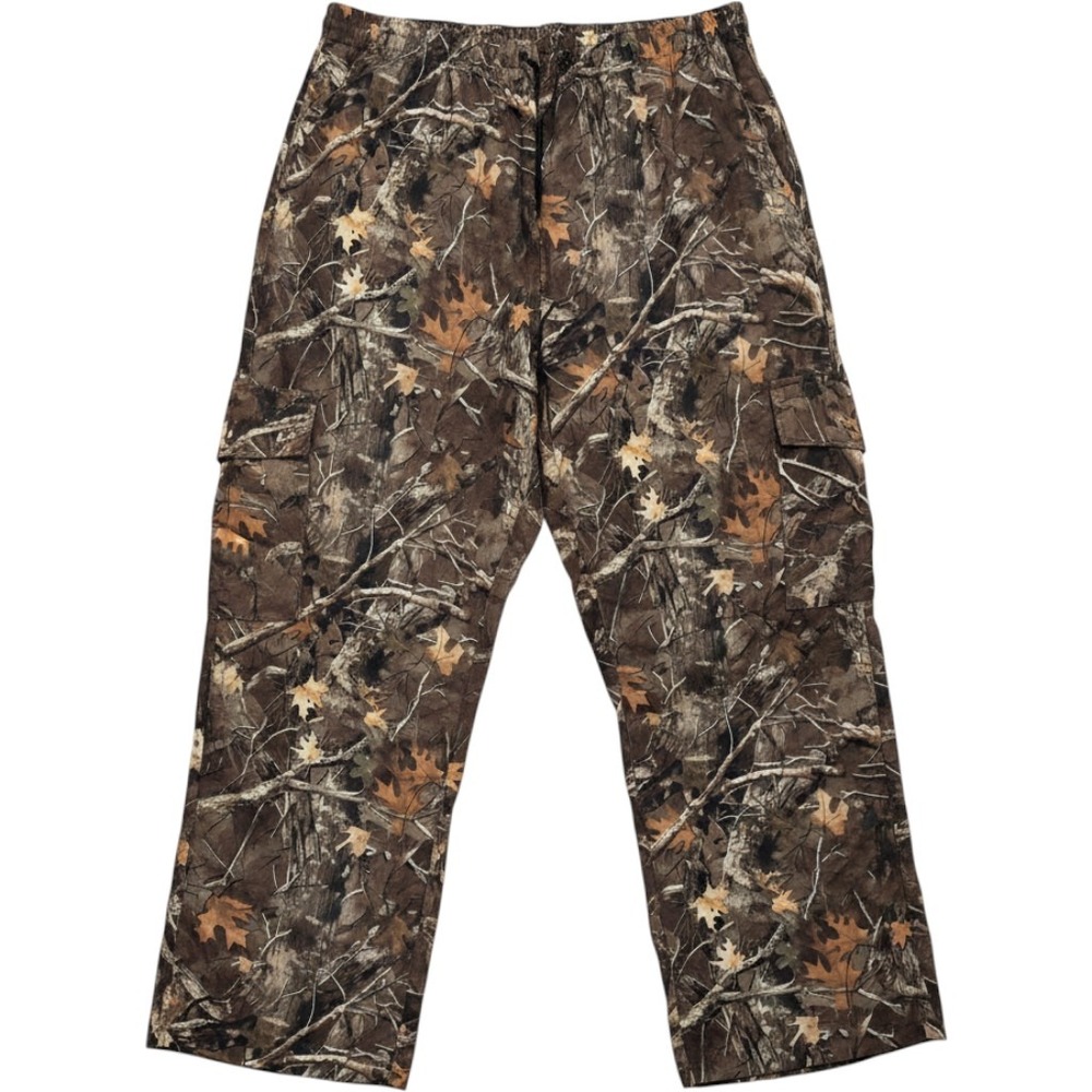 Realtree Edge Camo Cargo Pants Mens XL Elastic Waist Hunting Hiking Streetwear